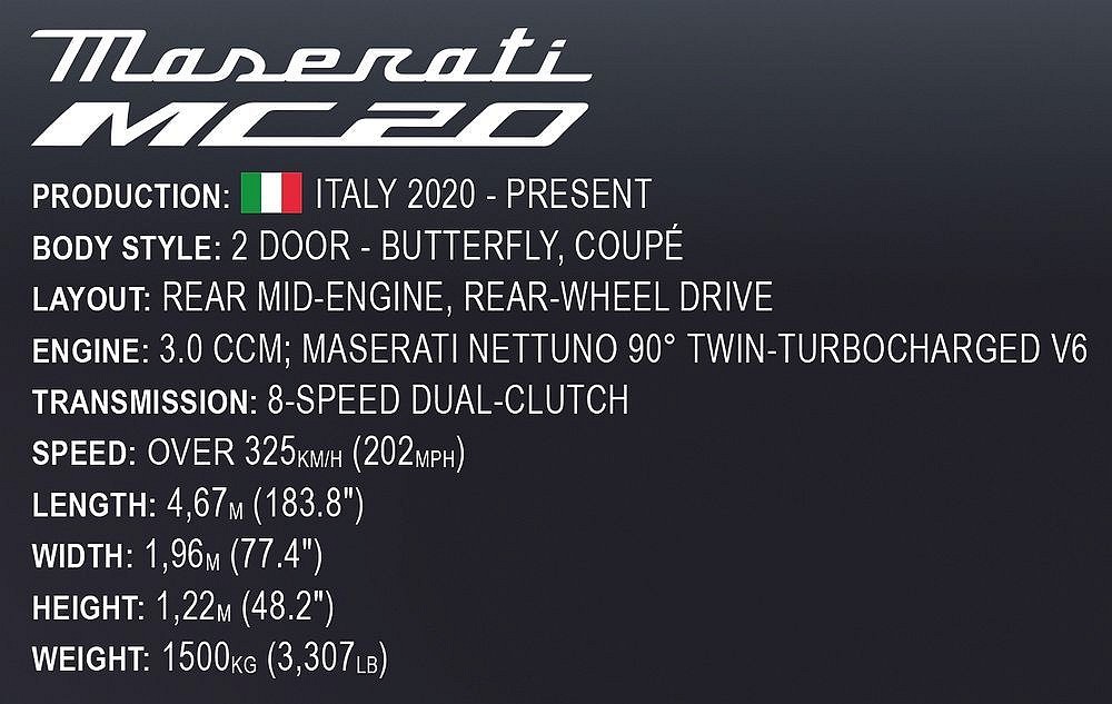 Maserati MC20 - uszkodzone opakowanie - fot. 6