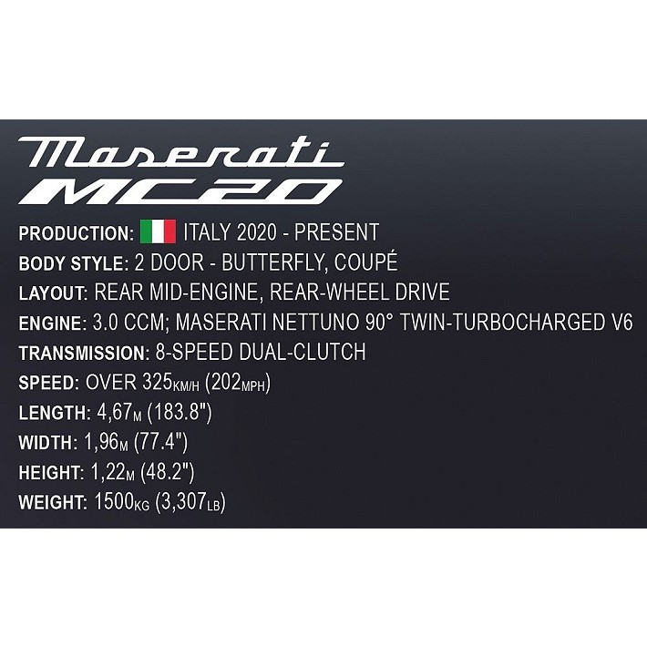 Maserati MC20 - uszkodzone opakowanie - fot. 6