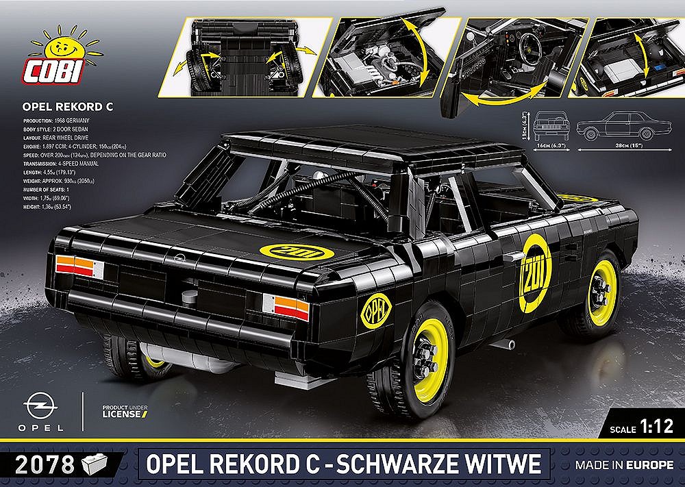Opel Rekord C Schwarze Witwe - uszkodzone opakowanie - fot. 4