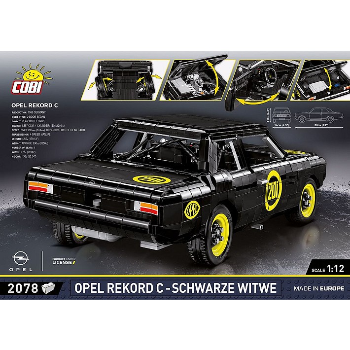 Opel Rekord C Schwarze Witwe - uszkodzone opakowanie - fot. 4