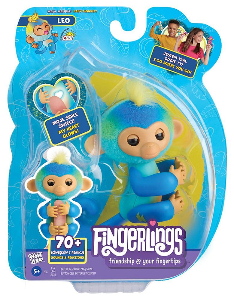 Fingerlings Interaktywna małpka Leo