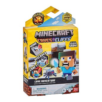 Treasure X - Minecraft Caves & Cliffs, Przygoda w jaskini - uszkodzone opakowanie