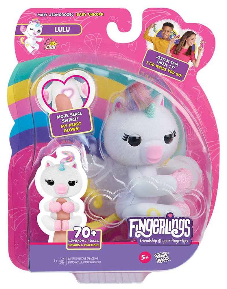 Fingerlings Interaktywny jednorożec Lulu