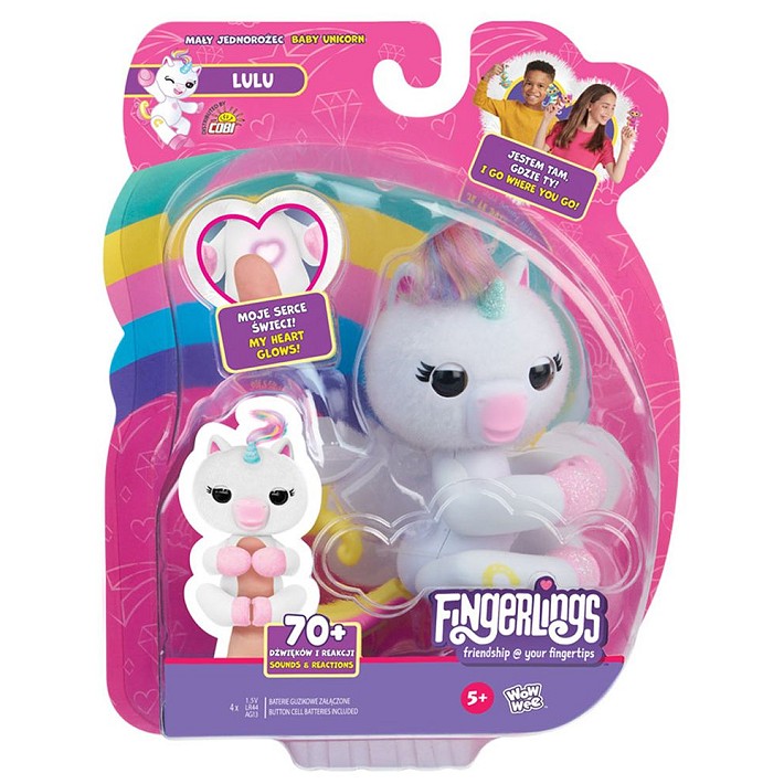 Fingerlings Interaktywny jednorożec Lulu