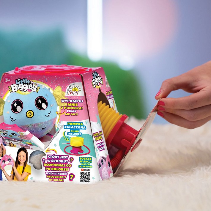 Little Biggies Pluszowe mini zwierzątka Rybka - uszkodzone opakowanie - fot. 4