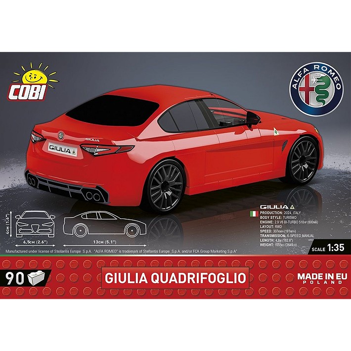 Giulia Quadrifoglio - uszkodzone opakowanie - fot. 3