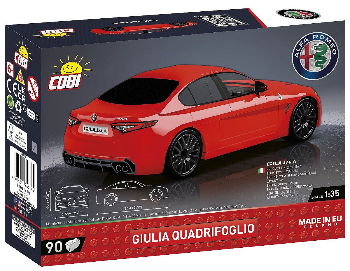 Giulia Quadrifoglio - uszkodzone opakowanie - fot. 6