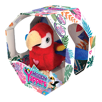 Happy Yappers Wesołe gadułki - Papuga czerwona - uszkodzone opakowanie
