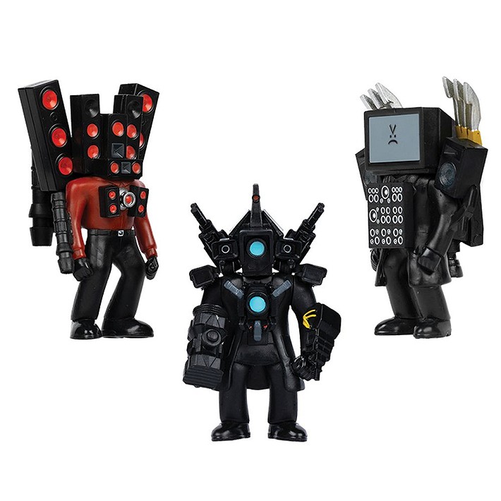 Skibidi Toilet Figurki kolekcjonerskie Titan 3 Pack - fot. 4