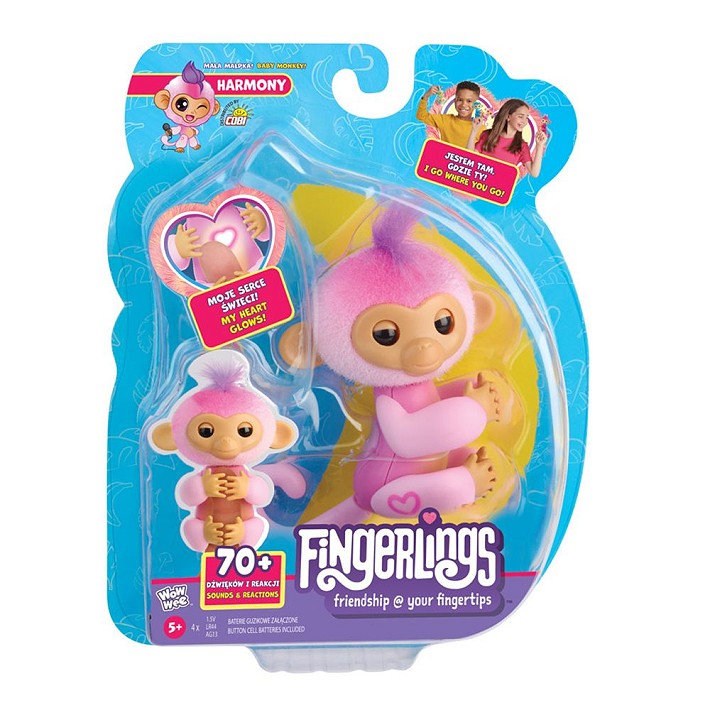 Fingerlings Interaktywna małpka Harmony - uszkodzone opakowanie