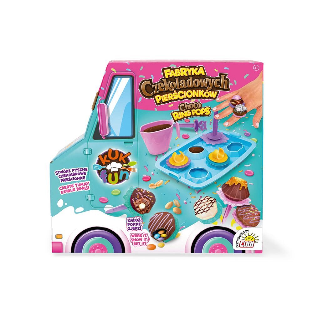 Kuk Fun Fabryka czekoladowych pierścionków - uszkodzone  opakowanie